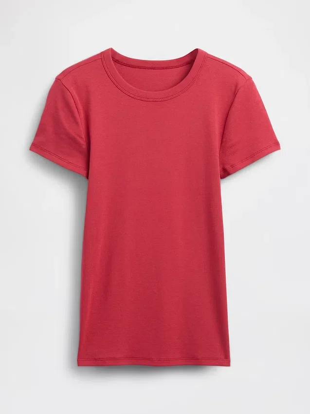 Modern T-shirt met ronde hals