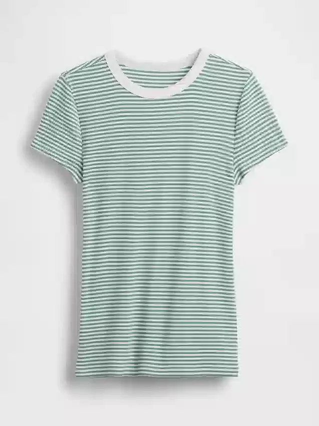 Modern T-shirt met ronde hals