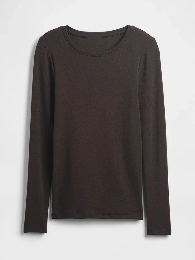 Modern T-shirt met ronde hals