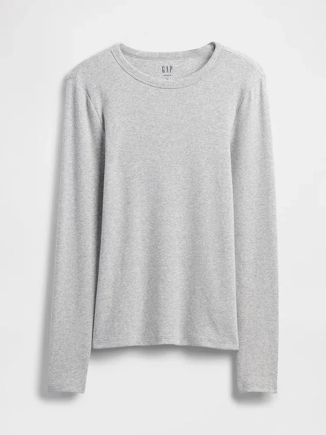 Modern T-shirt met ronde hals