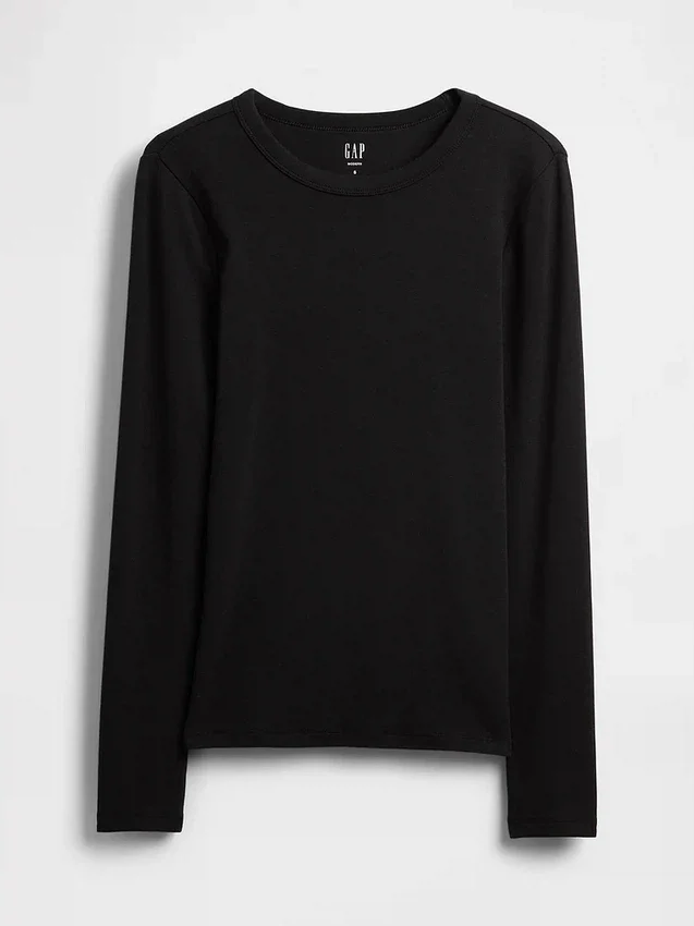 Modern T-shirt met ronde hals
