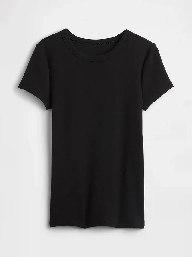 Modern T-shirt met ronde hals