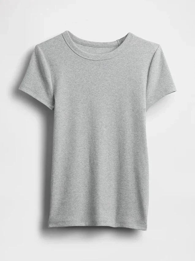 Modern T-shirt met ronde hals