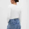 Modern T-shirt met ronde hals