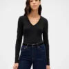 Modern T-shirt met V-hals