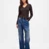 Modern T-shirt met V-hals