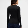 Modern T-shirt met V-hals