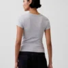 Modern T-shirt met V-hals