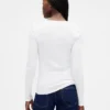 Modern T-shirt met V-hals