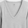 Modern T-shirt met V-hals