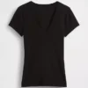 Modern T-shirt met V-hals