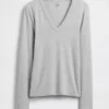 Modern T-shirt met V-hals
