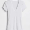 Modern T-shirt met V-hals