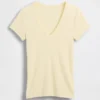 Modern T-shirt met V-hals