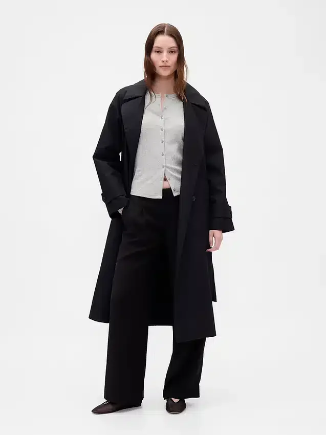 Modern vest met ronde hals