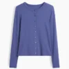 Modern vest met ronde hals