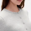 Modern vest met ronde hals
