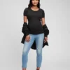 Modern zwangerschapskleding-T-shirt met ronde hals