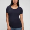 Modern zwangerschapskleding-T-shirt met ronde hals
