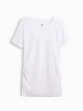 Modern zwangerschapskleding-T-shirt met ronde hals