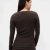 Modern zwangerschapskleding-T-shirt met ronde hals