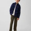 Moderne, losvallende kaki-broek voor kinderen