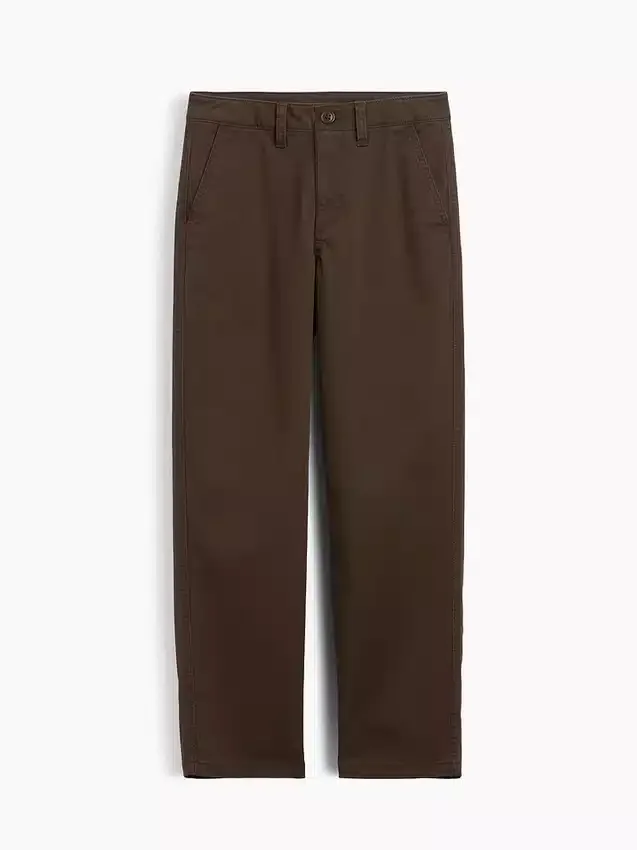 Moderne, losvallende kaki-broek voor kinderen