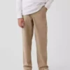 Moderne, losvallende kaki-broek voor kinderen