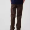 Moderne, losvallende kaki-broek voor kinderen