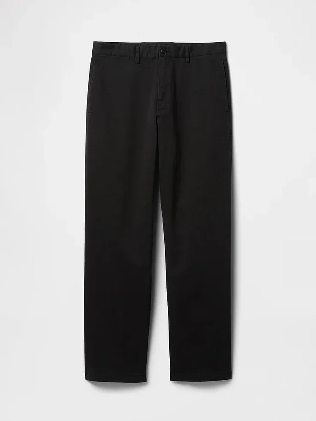 Moderne, loszittende kaki broek in jaren '90-stijl