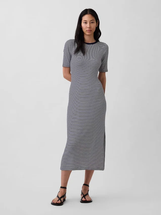 Moderne maxi-jurk