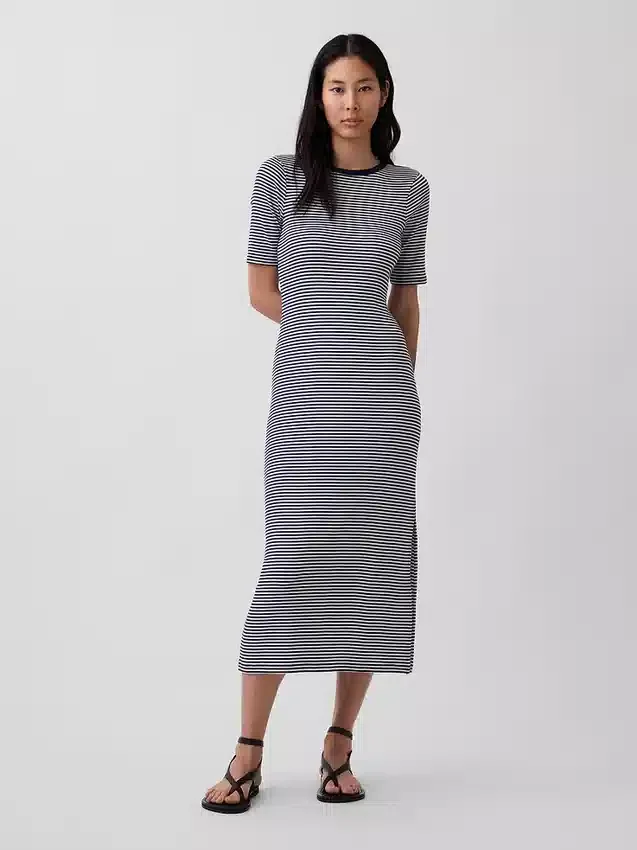 Moderne maxi-jurk