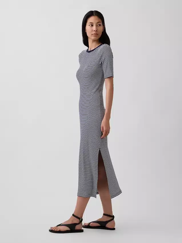 Moderne maxi-jurk