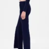 Moderne pyjama-legging met omgeslagen tailleband