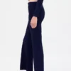Moderne pyjama-legging met omgeslagen tailleband