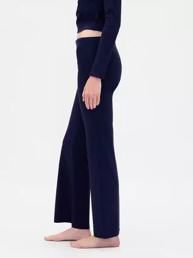 Moderne pyjama-legging met omgeslagen tailleband