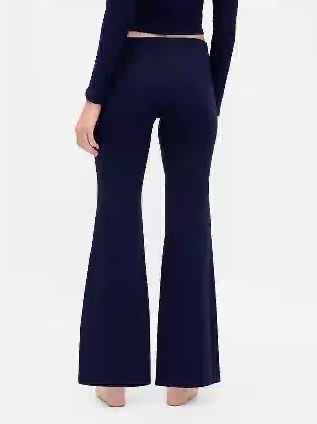 Moderne pyjama-legging met omgeslagen tailleband