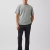 Moderne rechte kaki broek