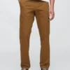 Moderne rechte kaki broek