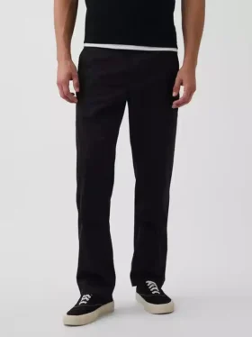 Moderne rechte kaki broek