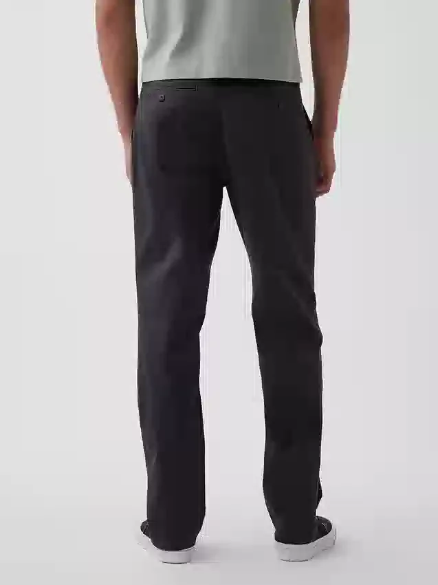 Moderne rechte kaki broek