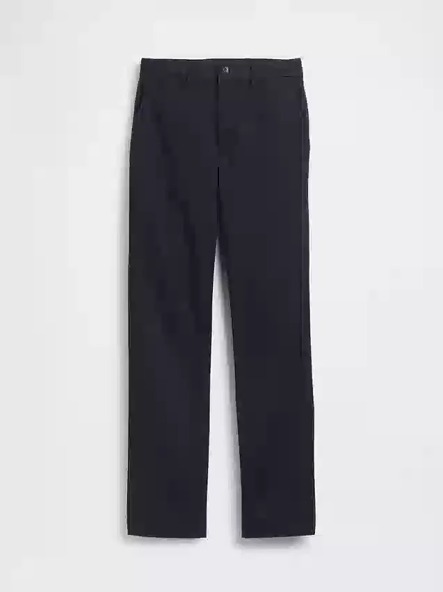 Moderne rechte kaki broek