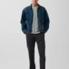 Moderne rechte kaki broek