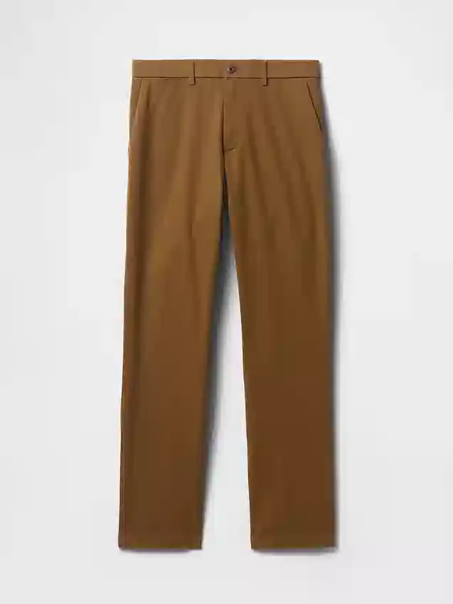 Moderne rechte kaki broek
