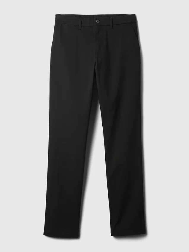 Moderne rechte kaki broek