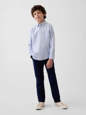 Moderne, slanke kaki-broek voor kinderen