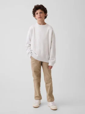 Moderne, slanke kaki-broek voor kinderen