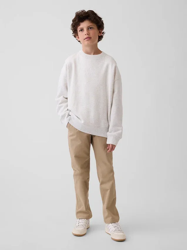 Moderne, slanke kaki-broek voor kinderen