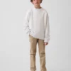 Moderne, slanke kaki-broek voor kinderen