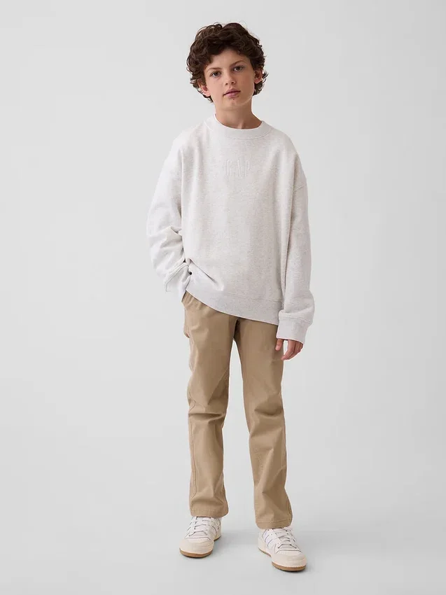 Moderne, slanke kaki-broek voor kinderen